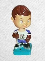 World Hockey Association (2) vintage hockey bobbing head