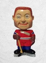 Blinking Eyes (6) vintage hockey bobbing head