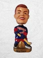 Gold Base (12) vintage hockey bobbing head